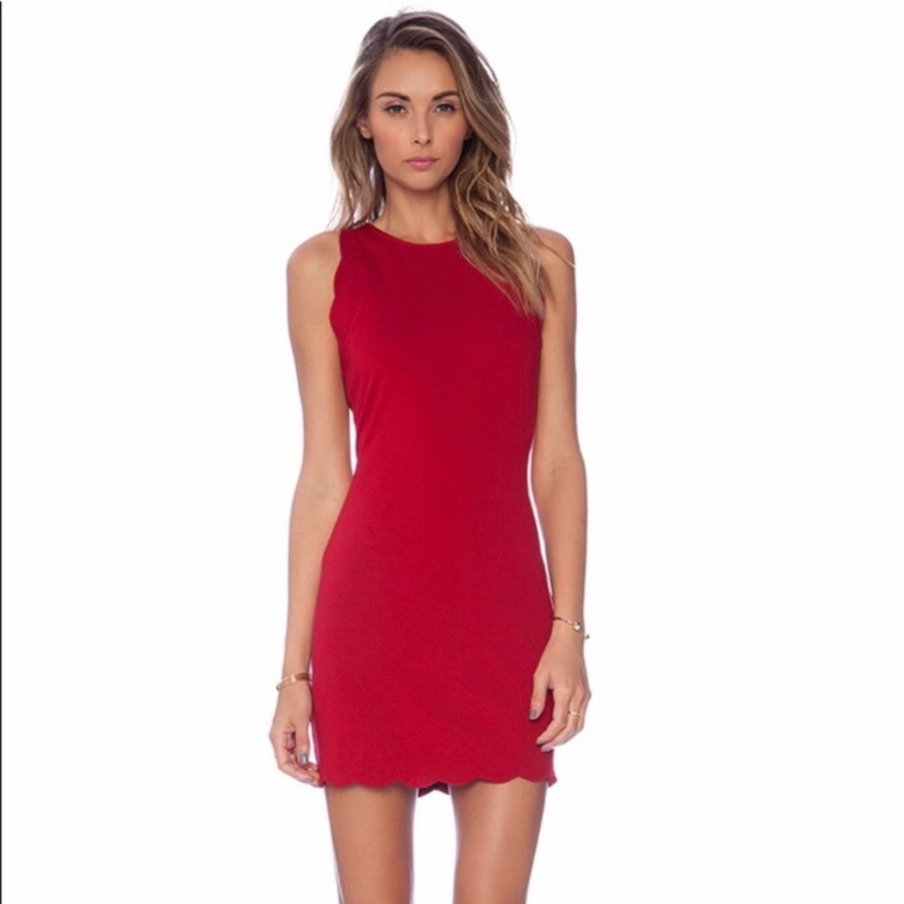 For Love & Lemons Rosarito Red Dress